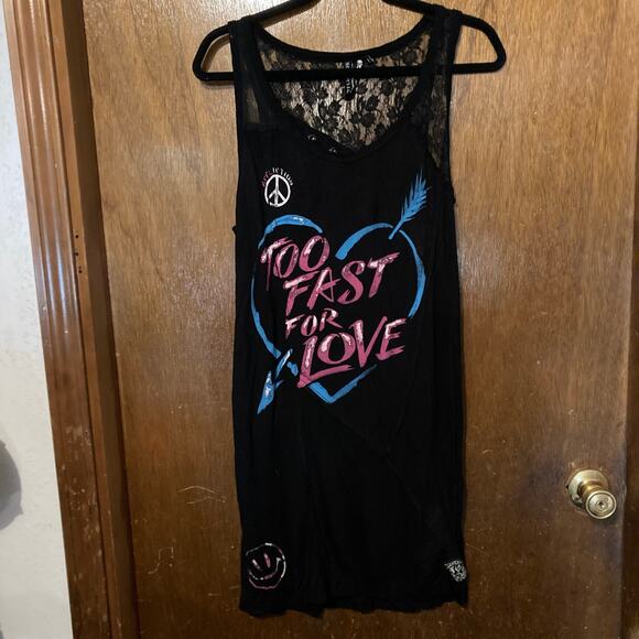 Affliction Too Fast For Love Patchwork Lace Dress - Picture 1 of 6